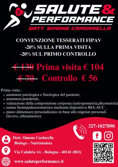 STUDIO DI NUTRIZIONE CLINICA E SPORTIVA   Convenzione Fipav