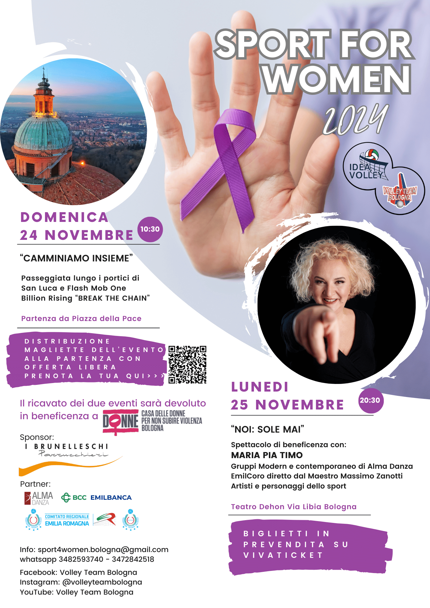 Sport4women 24 e 25 novembre 2024