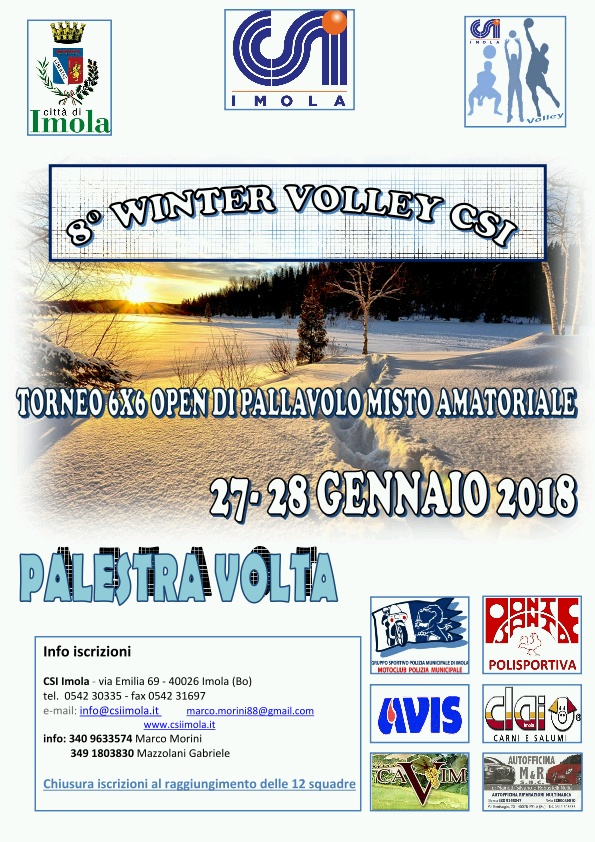 volantino 8 winter volley csi 2018 0